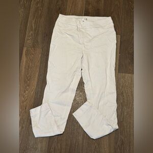 Venus White Size Medium Stretch Waist Pants